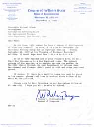 Congressman Frelinghuysen letter dated 09/12/03