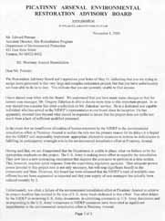 11/1/2006 Letter from PAERAB to NJDEP