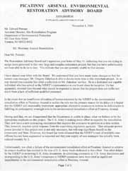 11/1/2006 Letter from PAERAB to NJDEP
