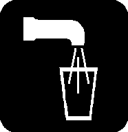 Image of Fluid Draining from Faucet into Glass